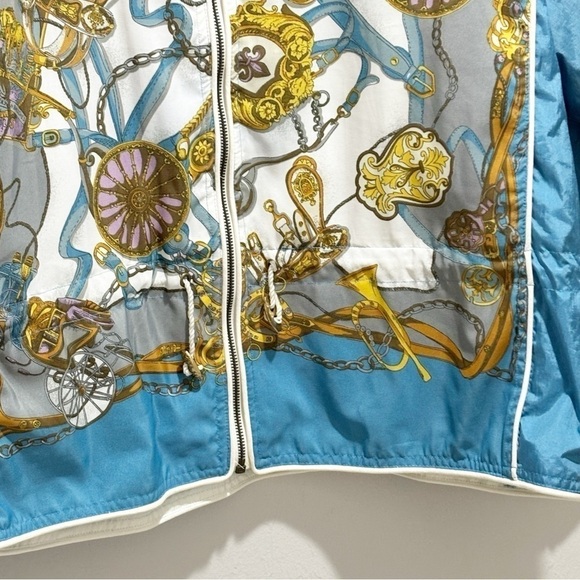 Vintage EAST WEST Women’s 1980s Equestrian Theme Horse Bit Jacket Zip Up Size L - Picture 6 of 10